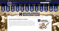 Desktop Screenshot of kellerathleticboosters.com